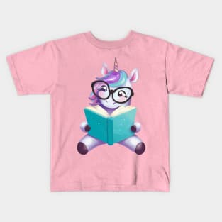 Unicorn Reader Kids T-Shirt